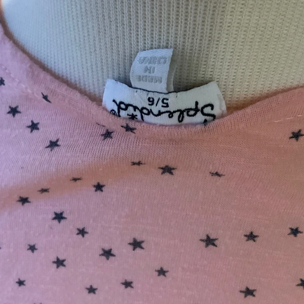 Splendid Girls Pink Dress with Blue Stars Size 5/6